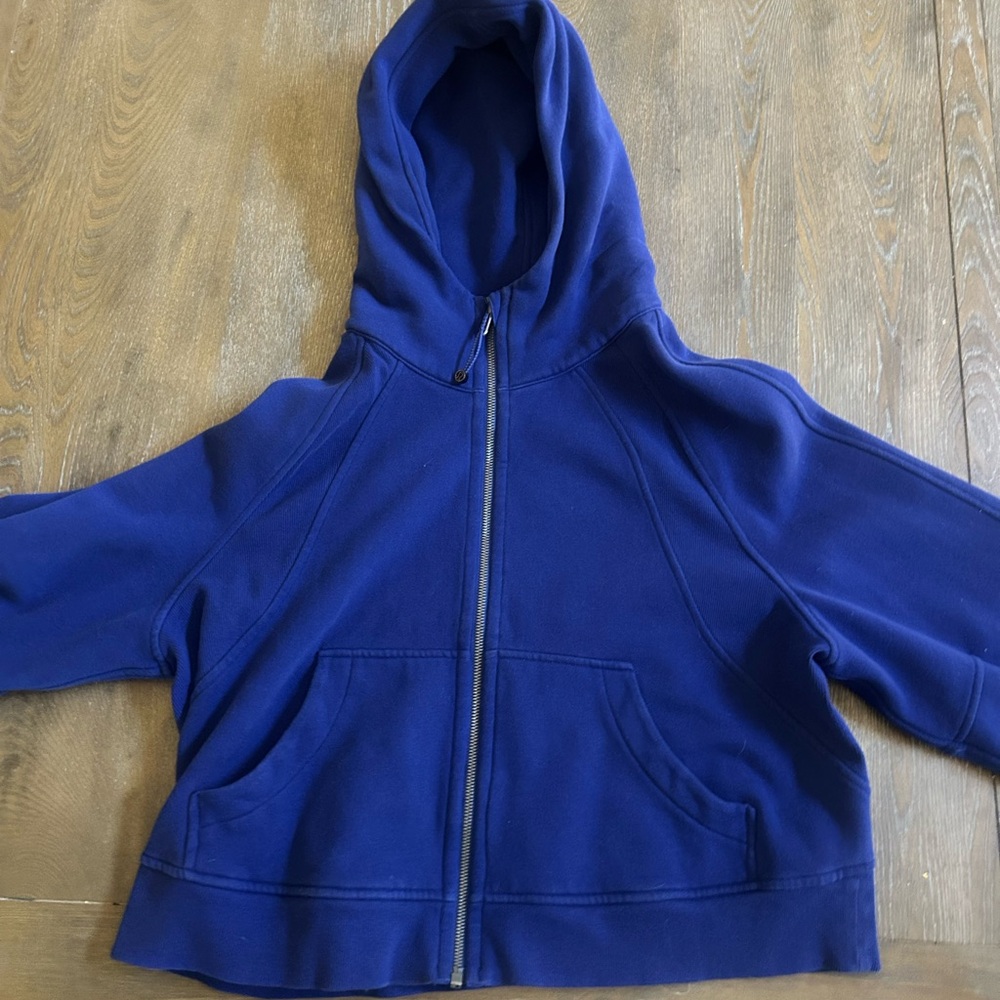 lululemon athletica Deep Blue scuba Hoodie
